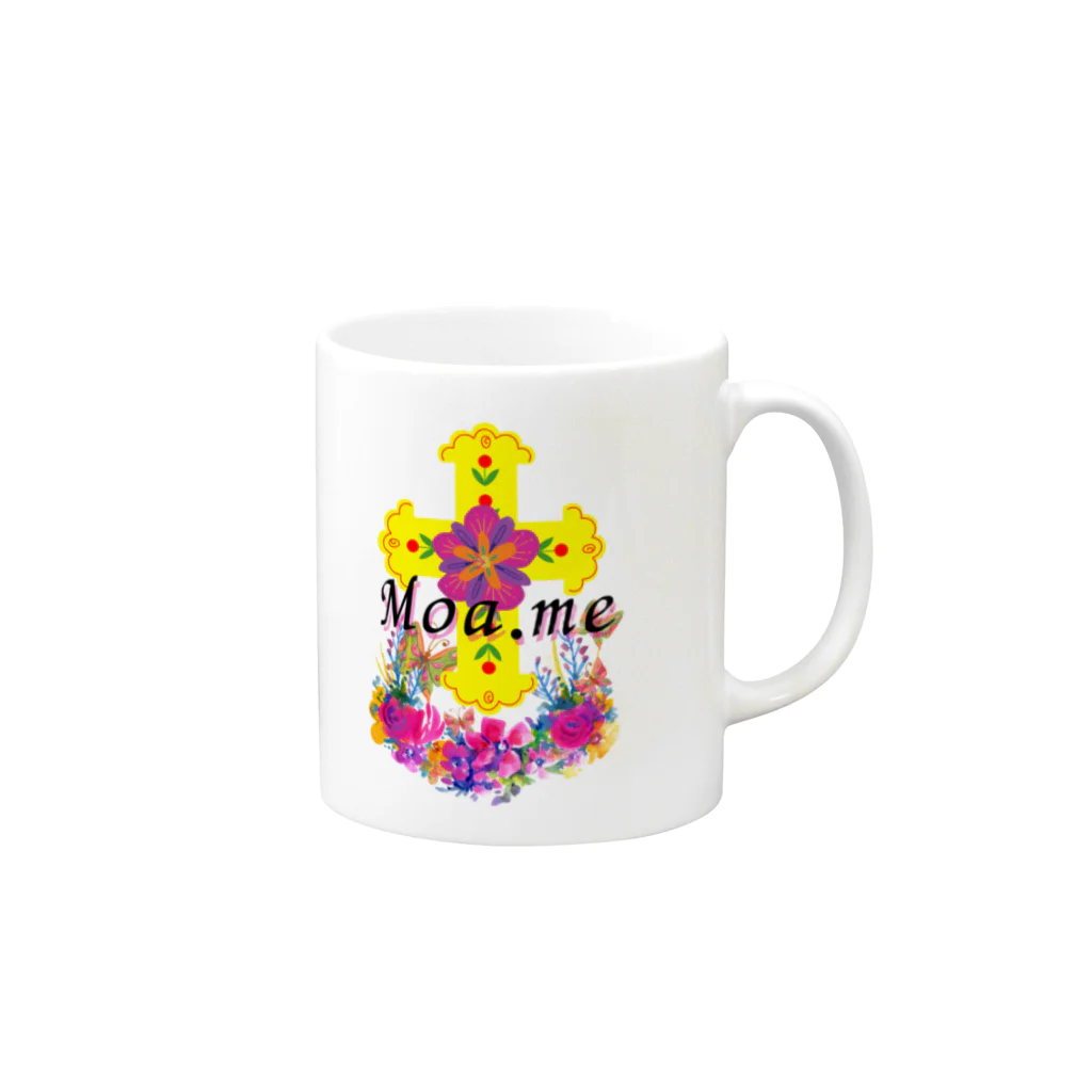 Moa.meの suzuri限定Moa.meアイテム Mug :right side of the handle