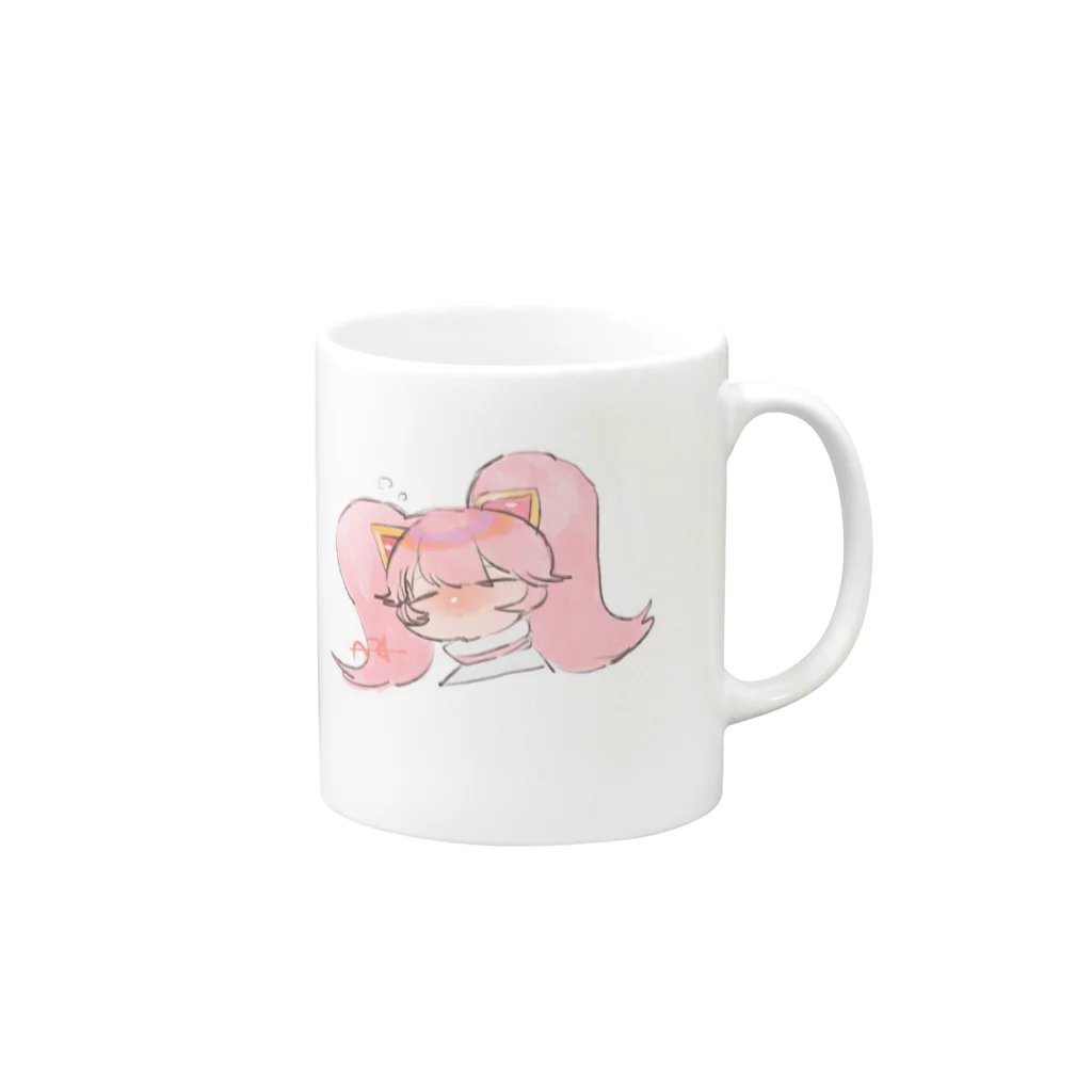 いちごみるく党の僕専用 Mug :right side of the handle