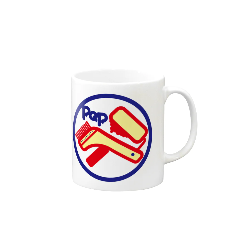 原田専門家のパ紋No.3294 Pep Mug :right side of the handle