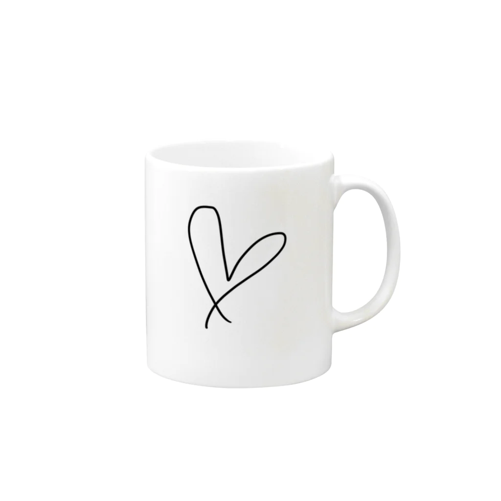 eclat-misaの♡ Mug :right side of the handle