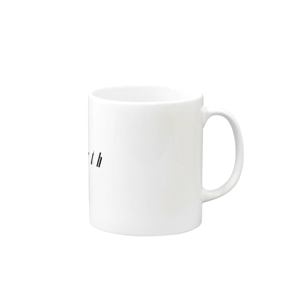 silly youthの"silly youth" Mug :right side of the handle