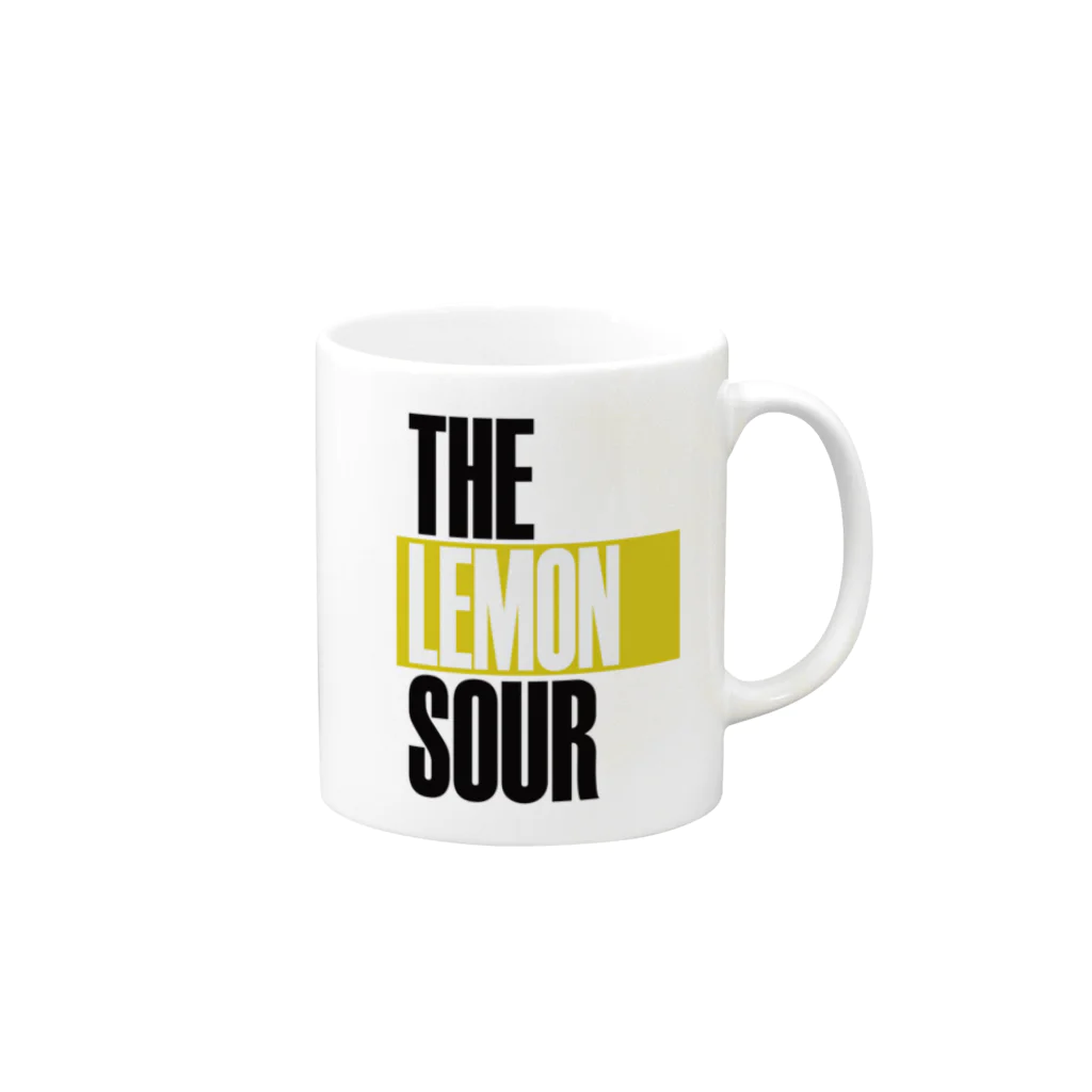 GenerousのTHE LEMON SOUR Mug :right side of the handle