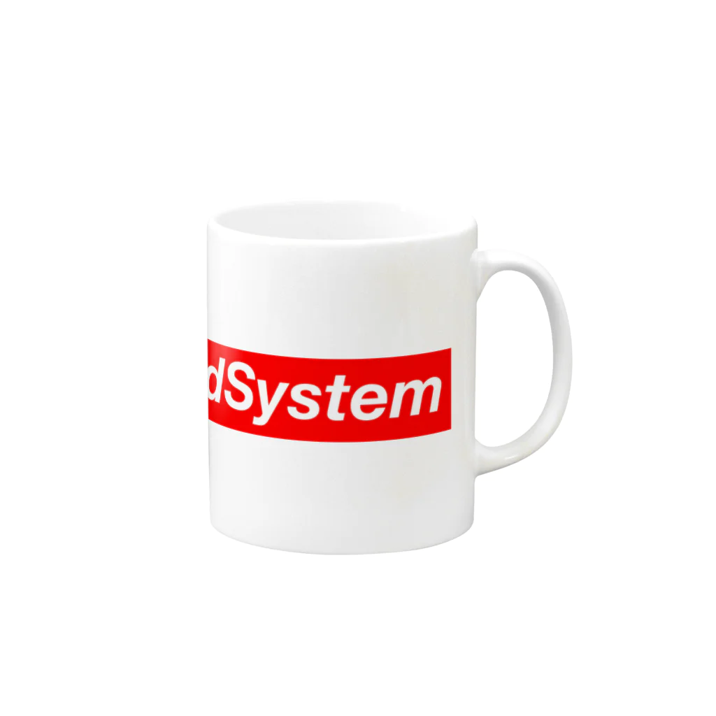 Happy Beenieのsoundsystem Mug :right side of the handle