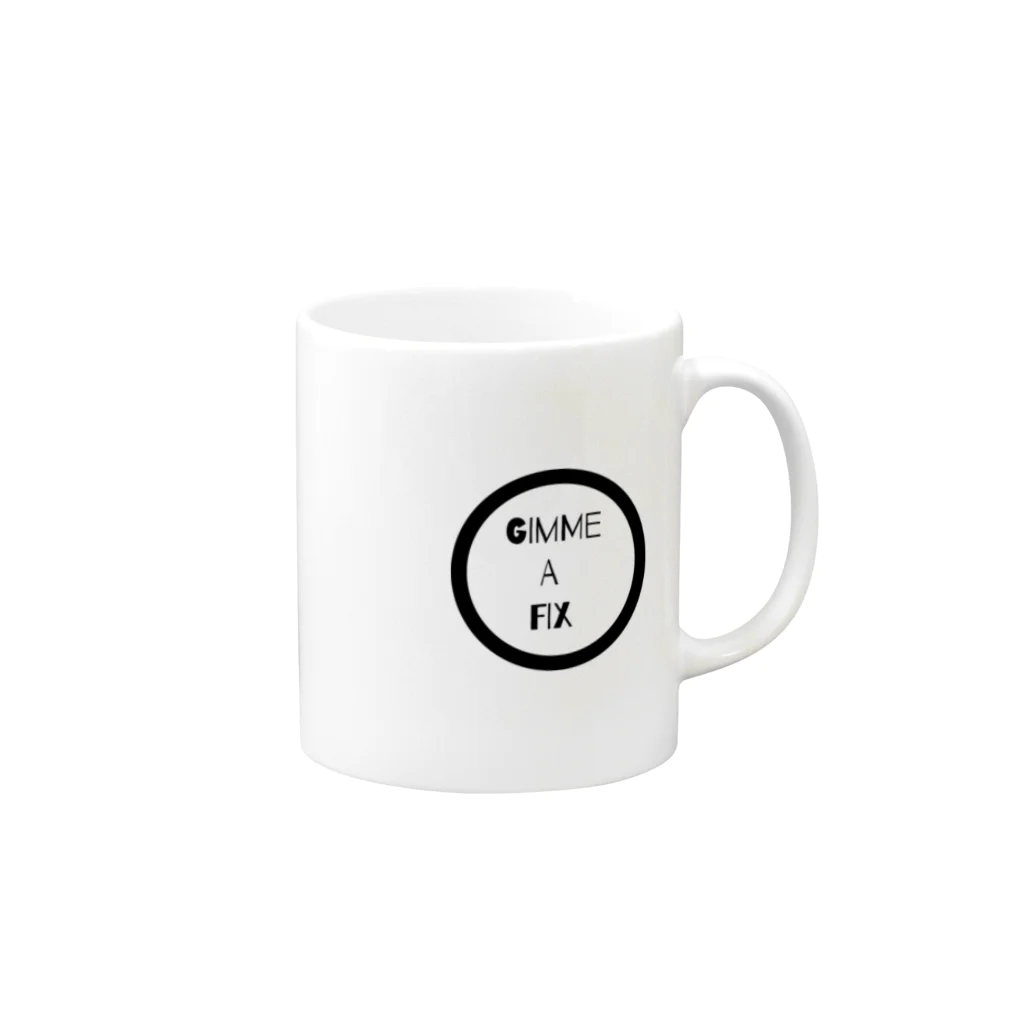 yuuuujのシド・ヴィシャス　GIMME A FIX Mug :right side of the handle