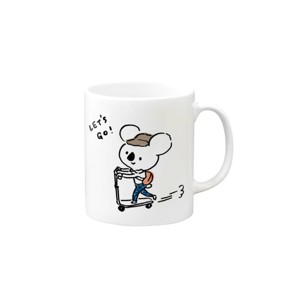 nonpopoのコアラくん Mug :right side of the handle