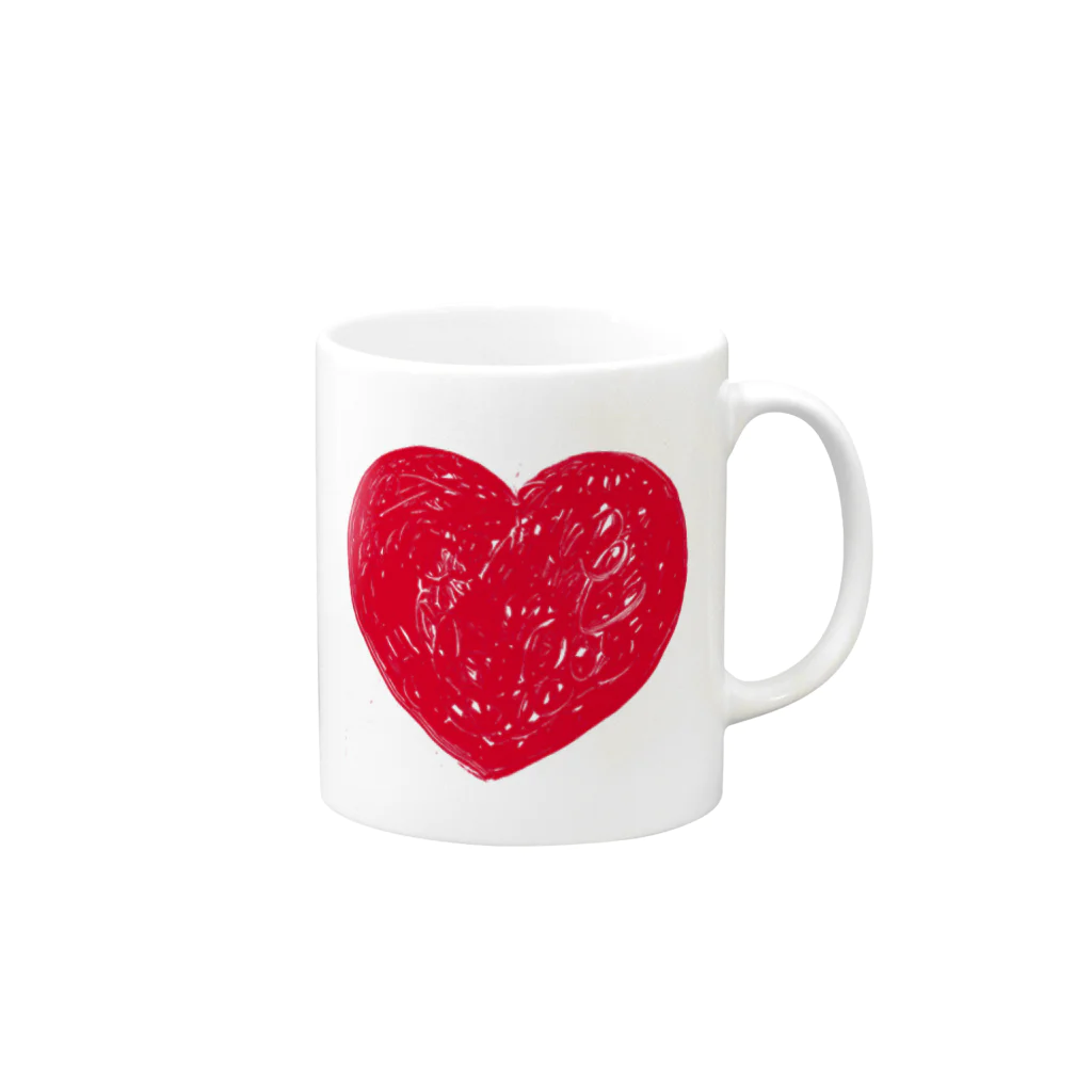 LYKKEオフィシャルのLOVE Mug :right side of the handle