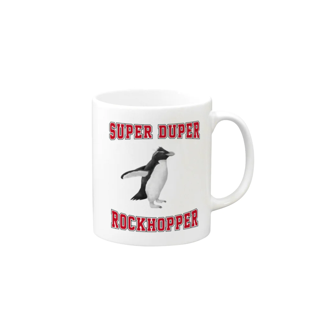 Icchy ぺものづくりのSUPER DUPER ROCKHOPPER Mug :right side of the handle