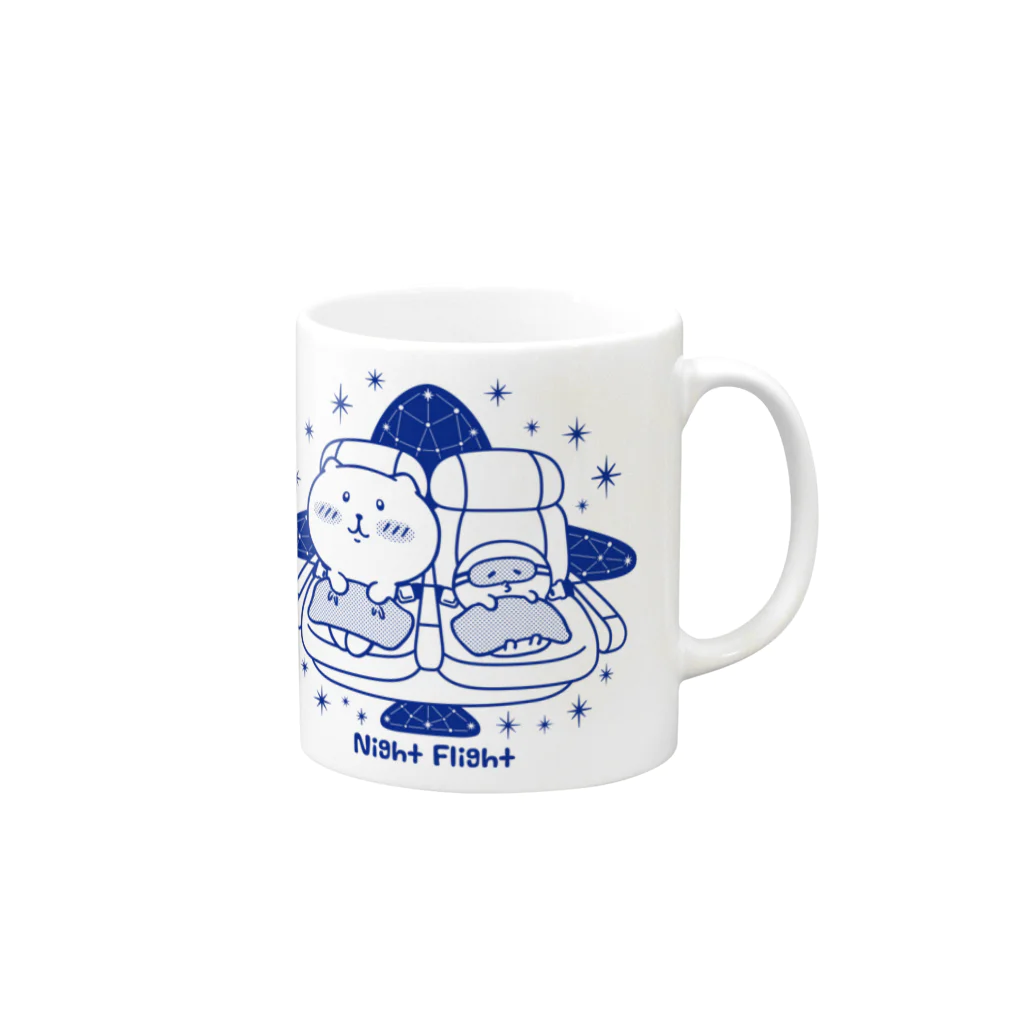 pinholeの夜間飛行☆グッズ Mug :right side of the handle