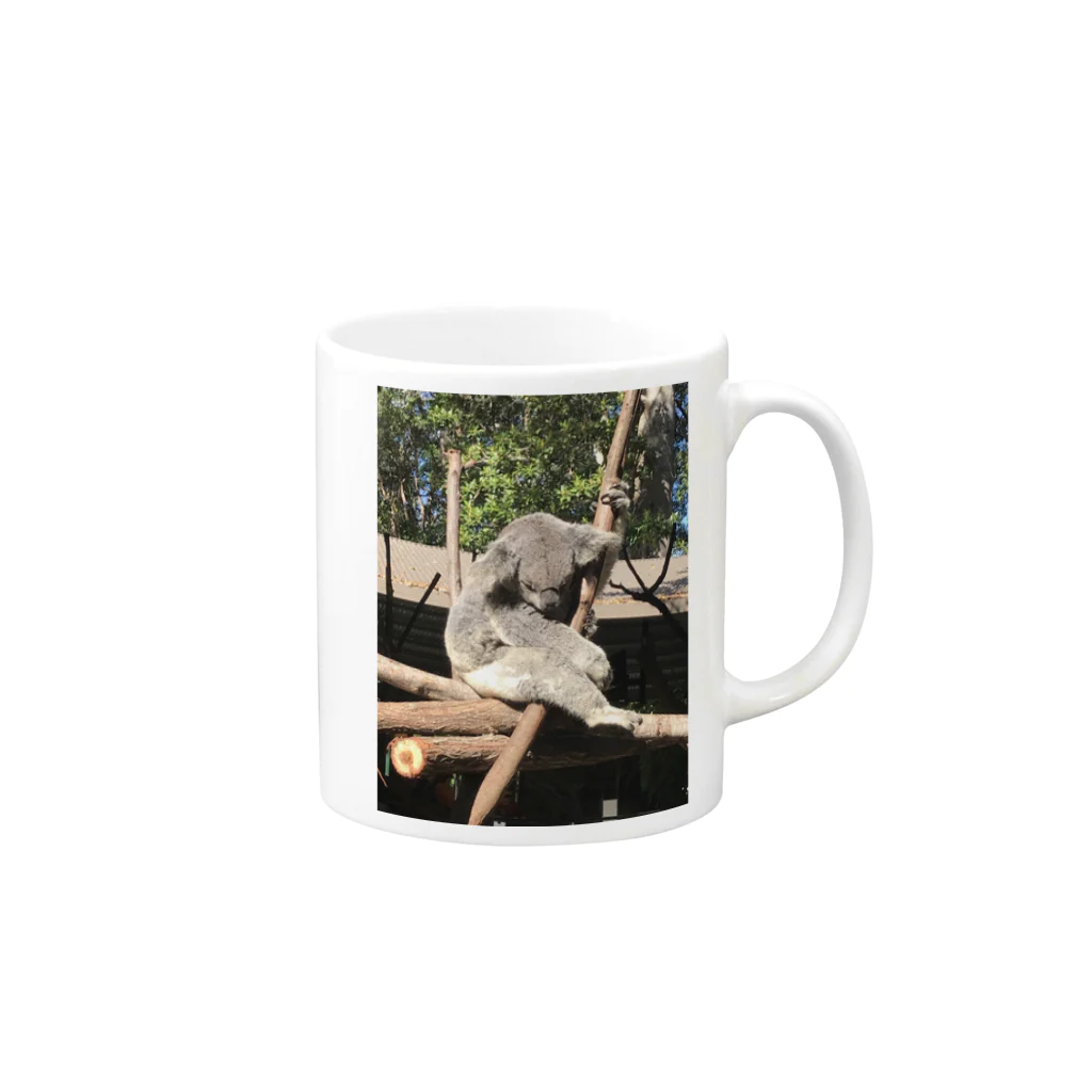 みちゅぱのオーストラリア・ゴールドコーストの動物園のコアラ🐨 Mug :right side of the handle