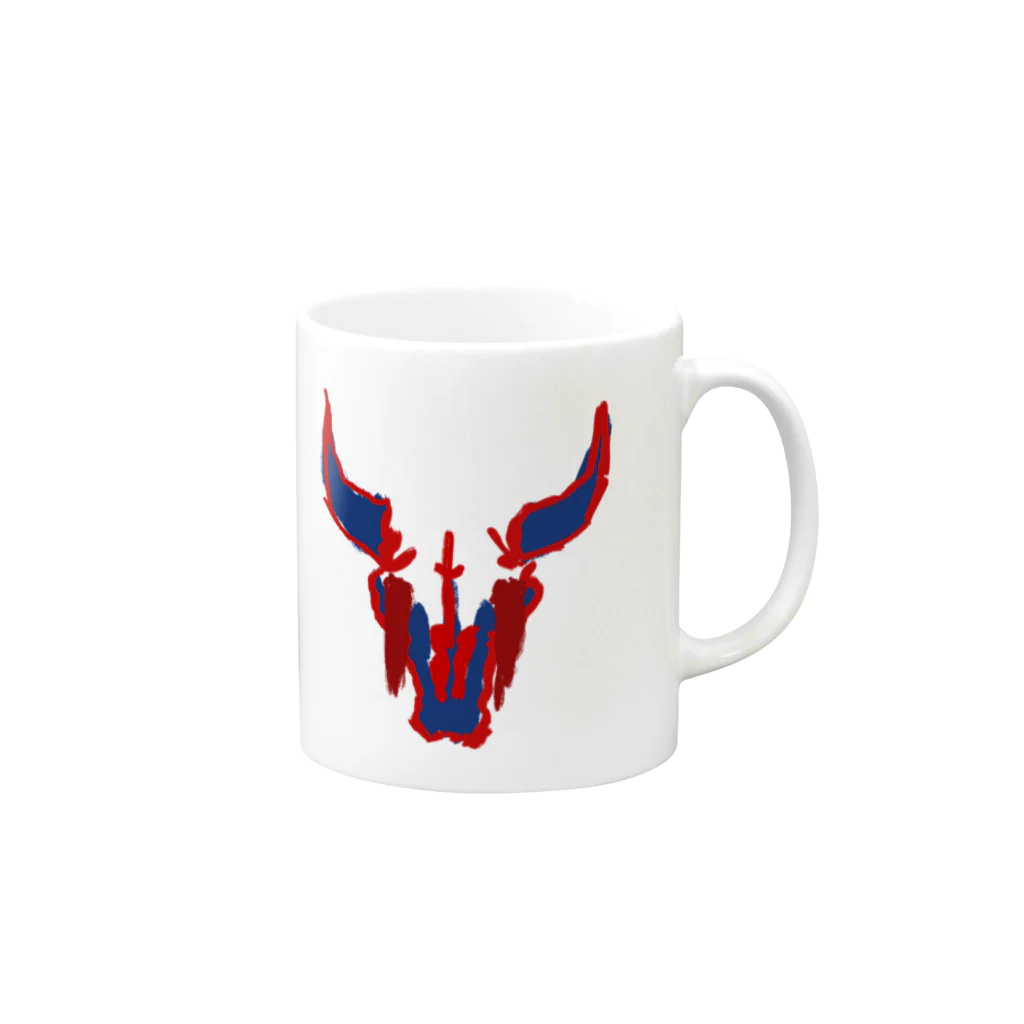 Jin's Shopのラクガキ Mug :right side of the handle