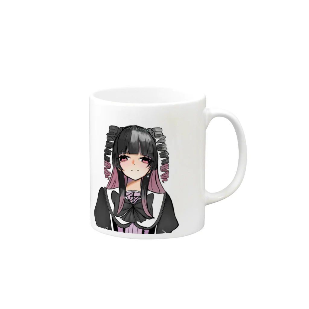 kｰmintの地雷系女の子 Mug :right side of the handle