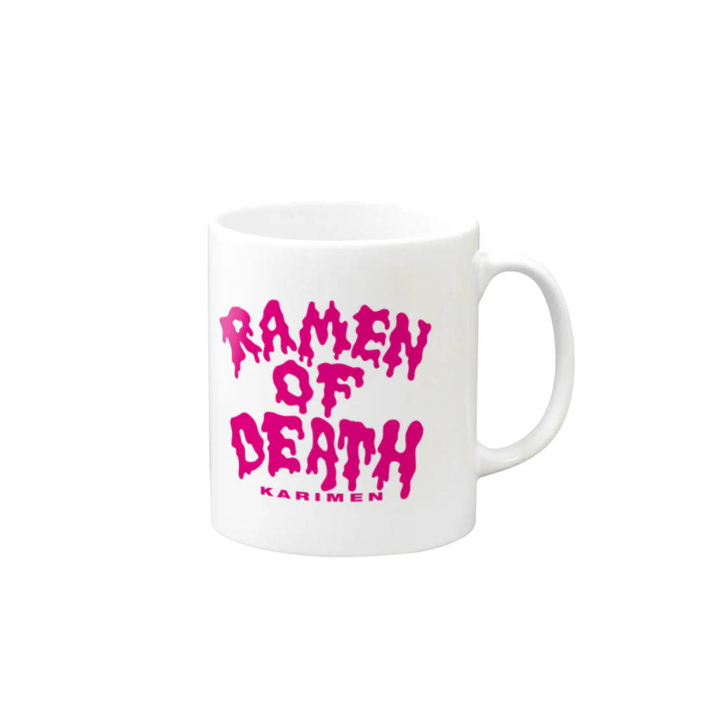 (仮)麺食堂のRAMEN OF DEATH マグカップの取っ手の右面