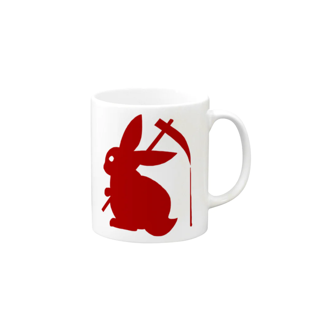 6 RONNA g 公式SHOPのChiusagi Mug :right side of the handle