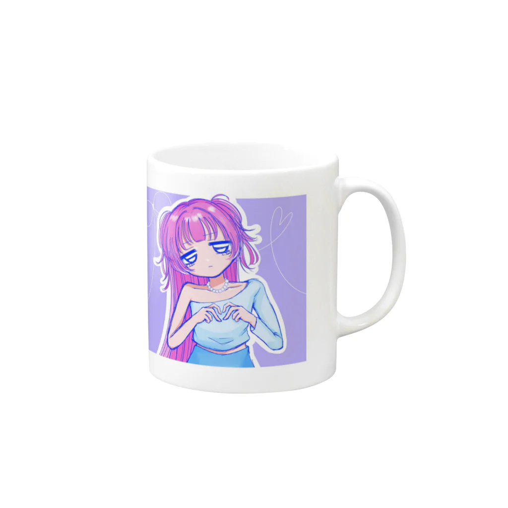 あまりごはんのはーと Mug :right side of the handle