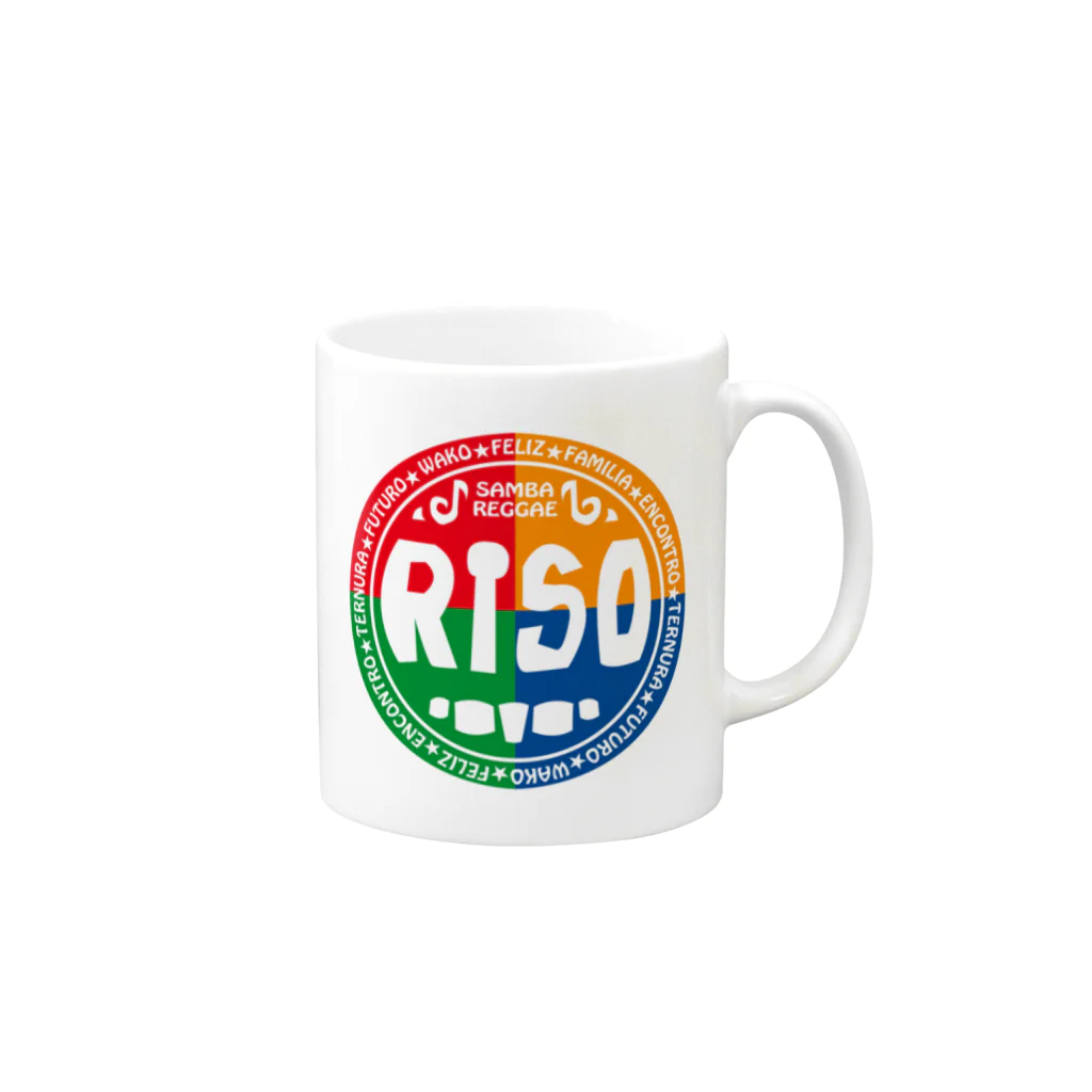 RISOのRISOマーク Mug :right side of the handle