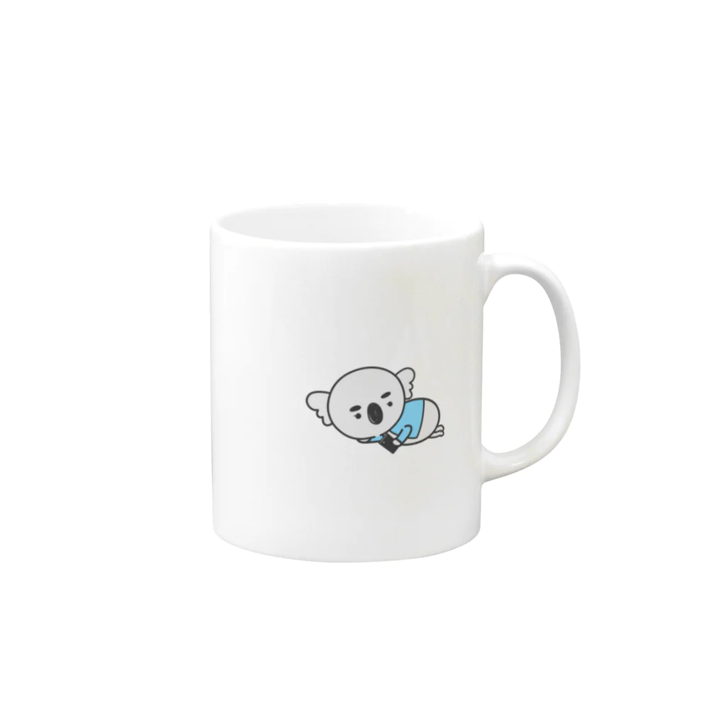 nomad-sheepsのごろ寝コアラ Mug :right side of the handle