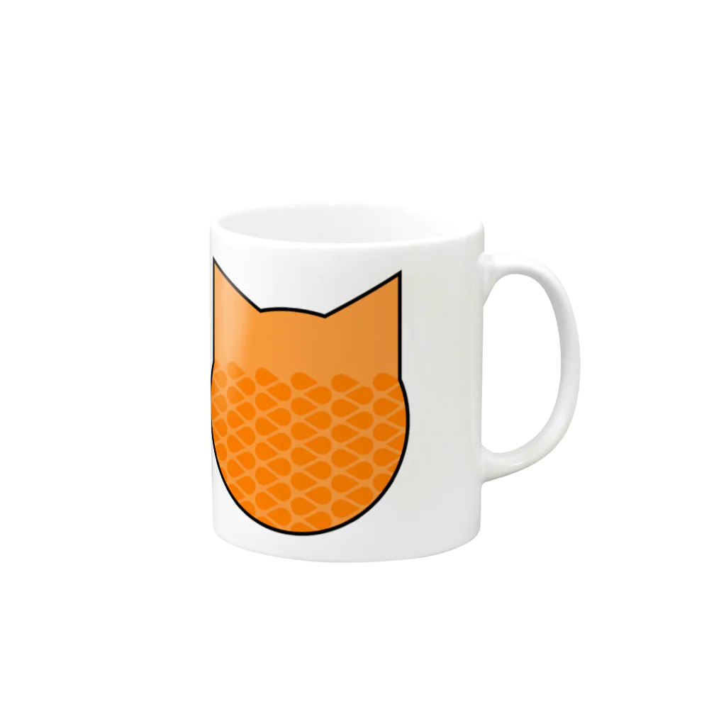 ベンジャミン8のつぶつぶみかんジュース Mug :right side of the handle