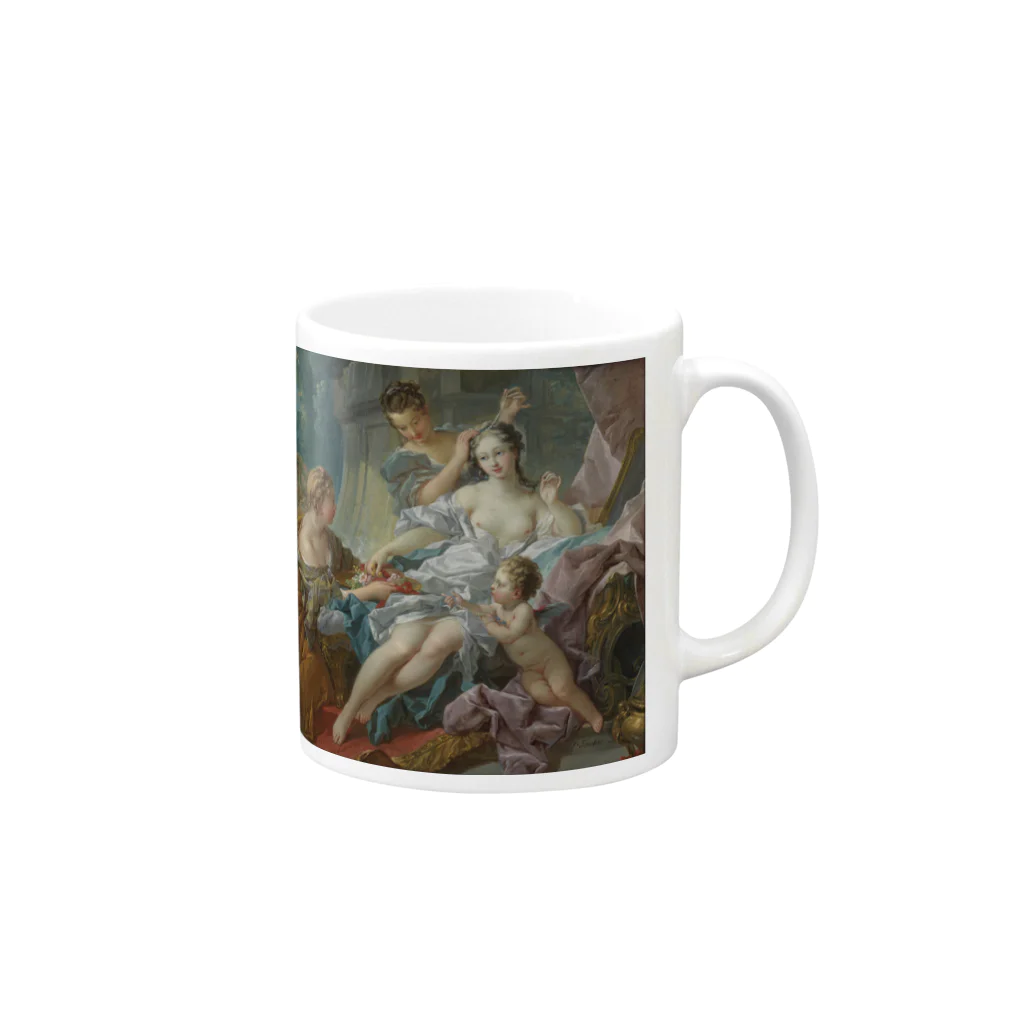 世界美術商店のヴィーナスの化粧 / The Toilet of Venus Mug :right side of the handle