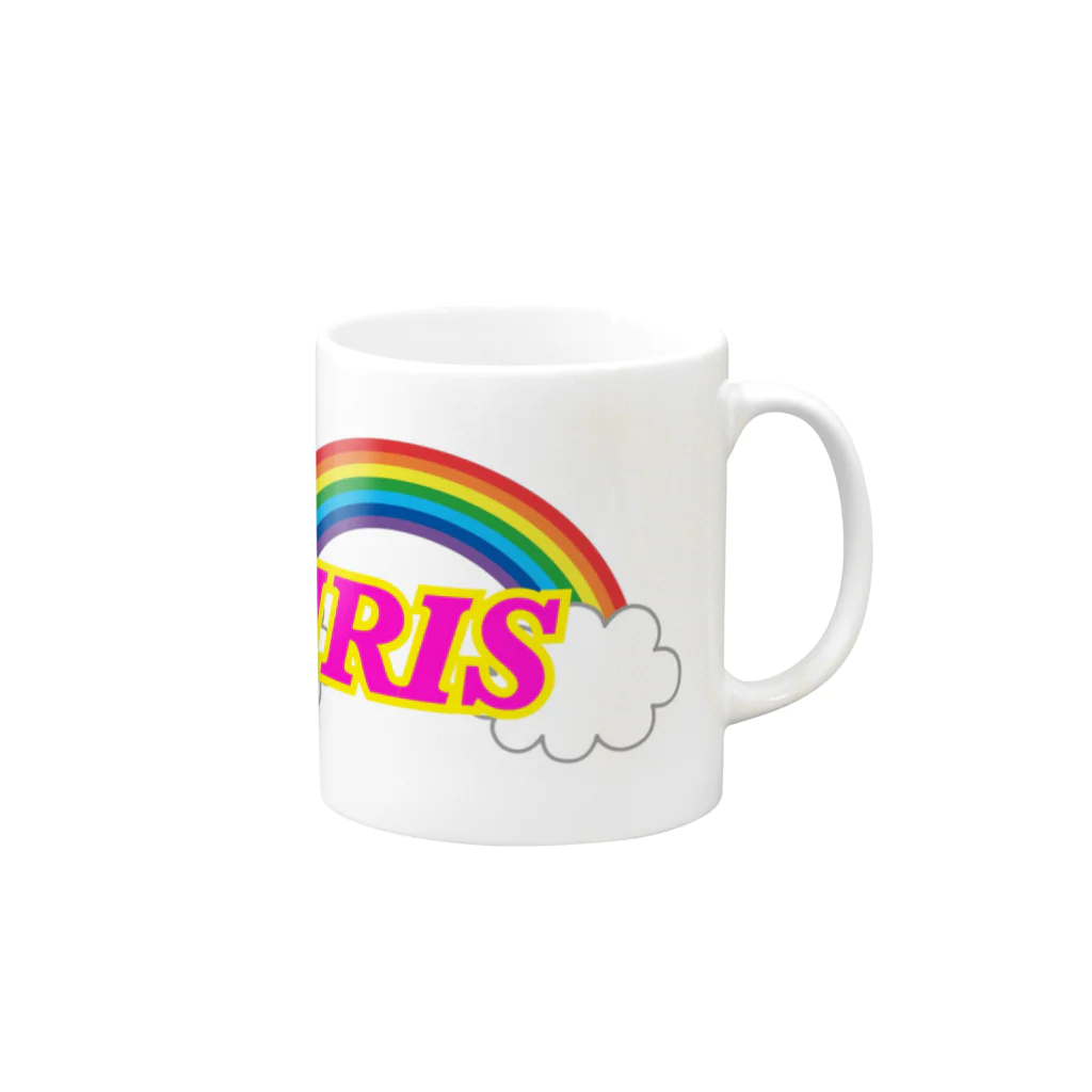 SOYOMI＆LUCIA＆IRISの🌈IRIS Mug :right side of the handle