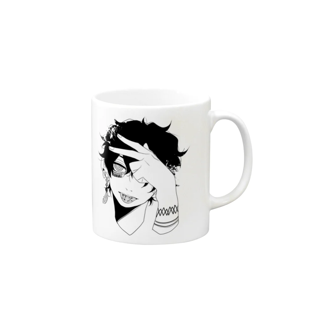 尾崎ｴﾘｰﾁｶの02. Mug :right side of the handle