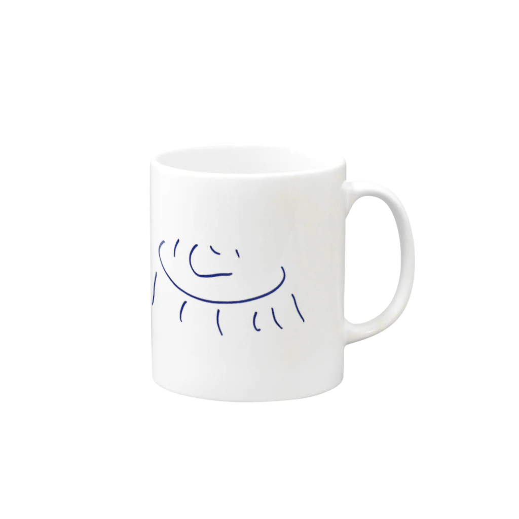 心場所の心場所アイテム（公式） Mug :right side of the handle