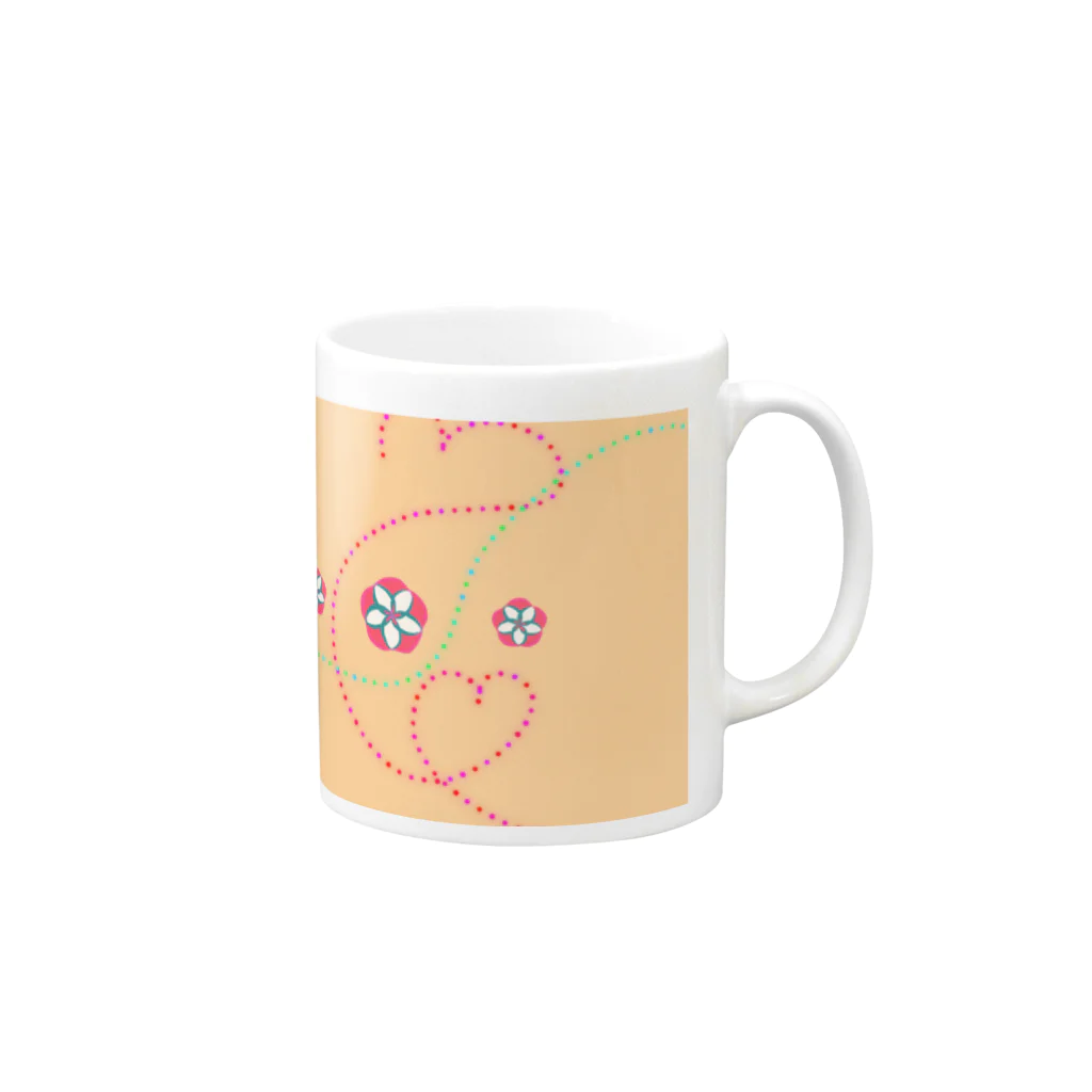 デザイナーリトマム⭐のおみせの秘密のおまじない-Himitsu no omajinai Mug :right side of the handle