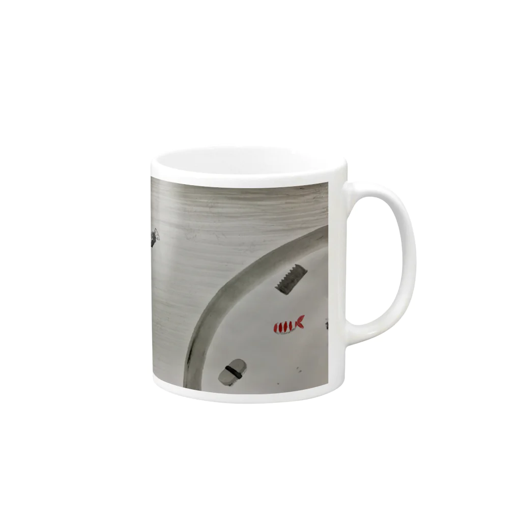 kita nobuwaの最後に残したの Mug :right side of the handle