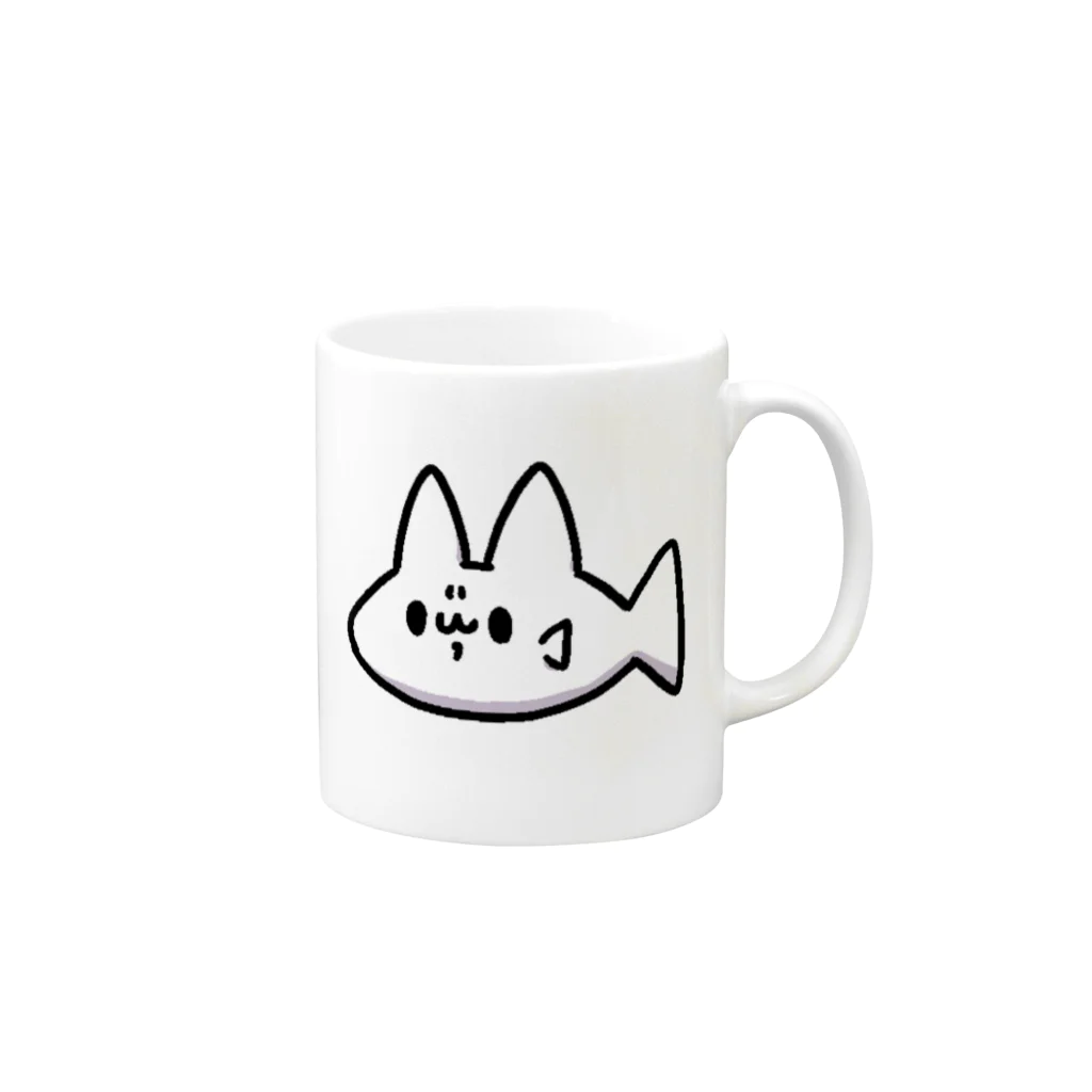 Sui2ゅゆのおさかな（遺憾） Mug :right side of the handle