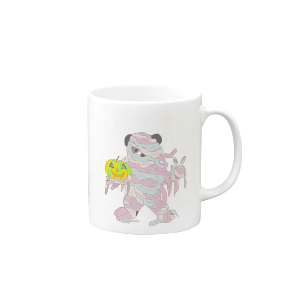 パンドリンはるるのmirapanda Mug :right side of the handle