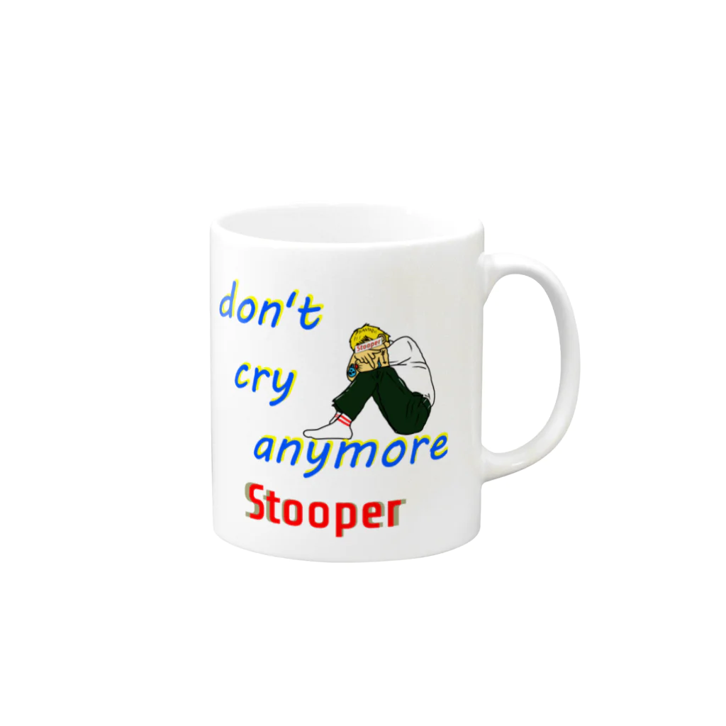 StooperのDon't Cry Anymore マグカップの取っ手の右面