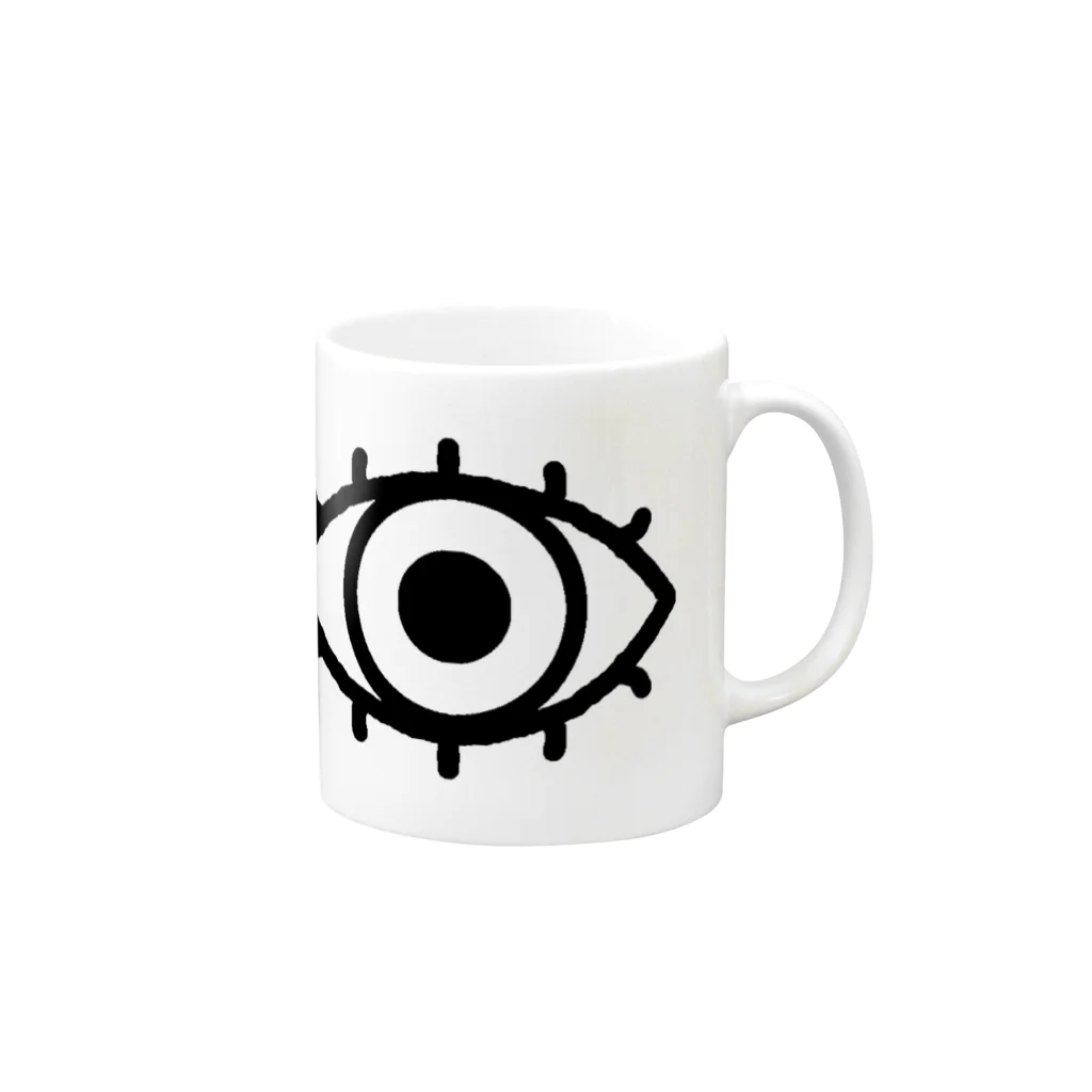 もんぺ＋MORPHEUSのめ Mug :right side of the handle