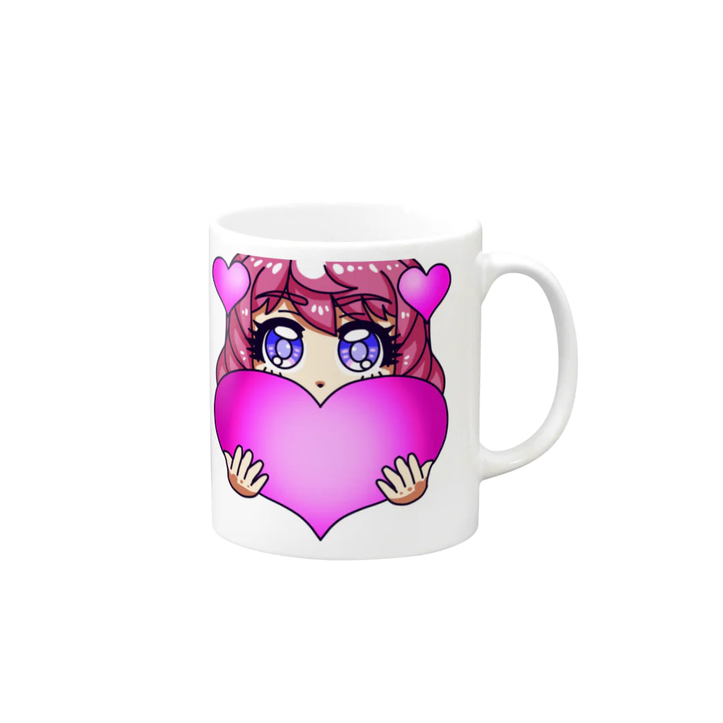 ぶるまちゃんのぶるまちゃん Mug :right side of the handle