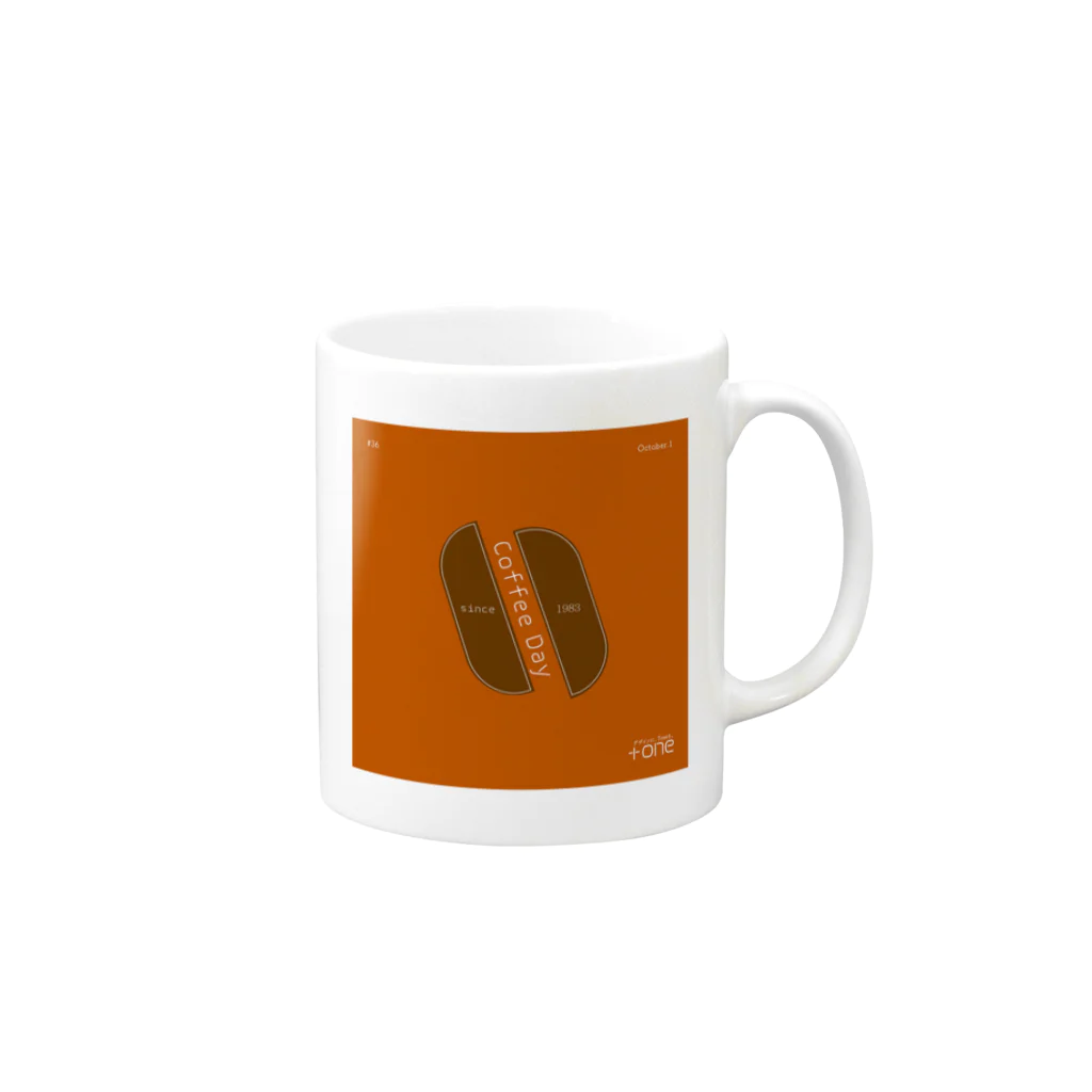 maki_designsのコーヒーの日 Mug :right side of the handle