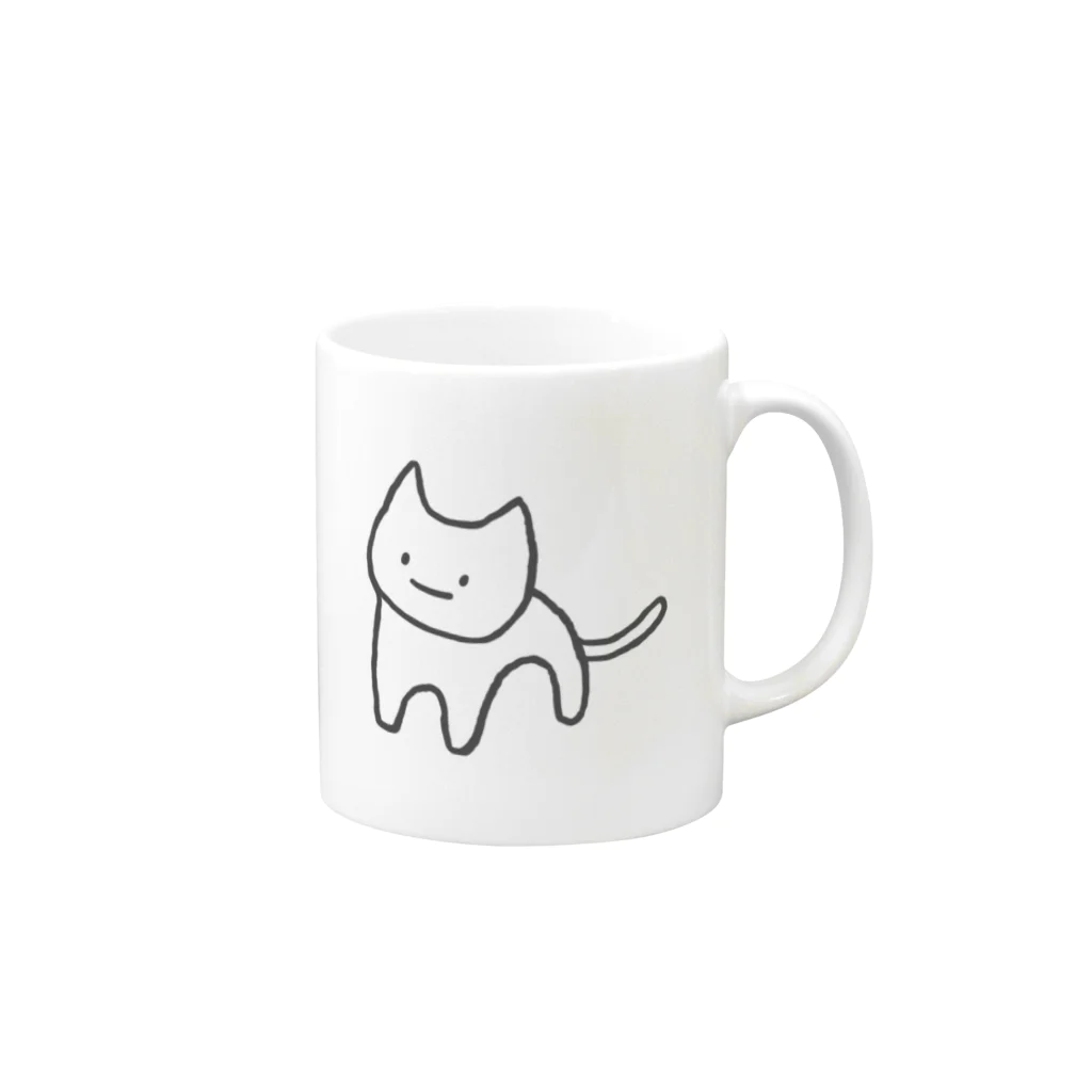 Kei MorimotoのimgNEKO Mug :right side of the handle