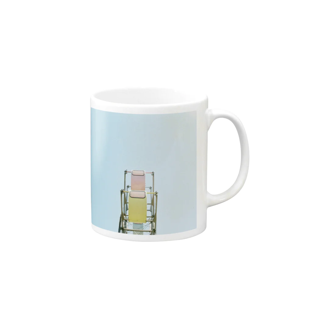 nemureruのA ferris wheel Mug :right side of the handle