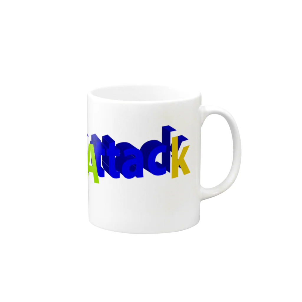 　PlasmaAttackの装備品のPLASMA ATTACKの装備 Mug :right side of the handle