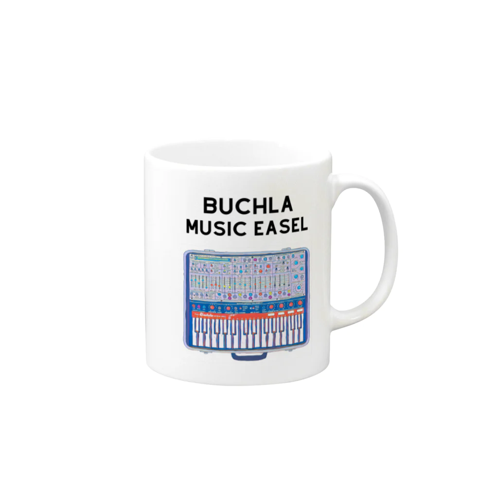 Vintage Synthesizers | aaaaakiiiiiのBuchla Music Easel Vintage Synthesizer Mug :right side of the handle