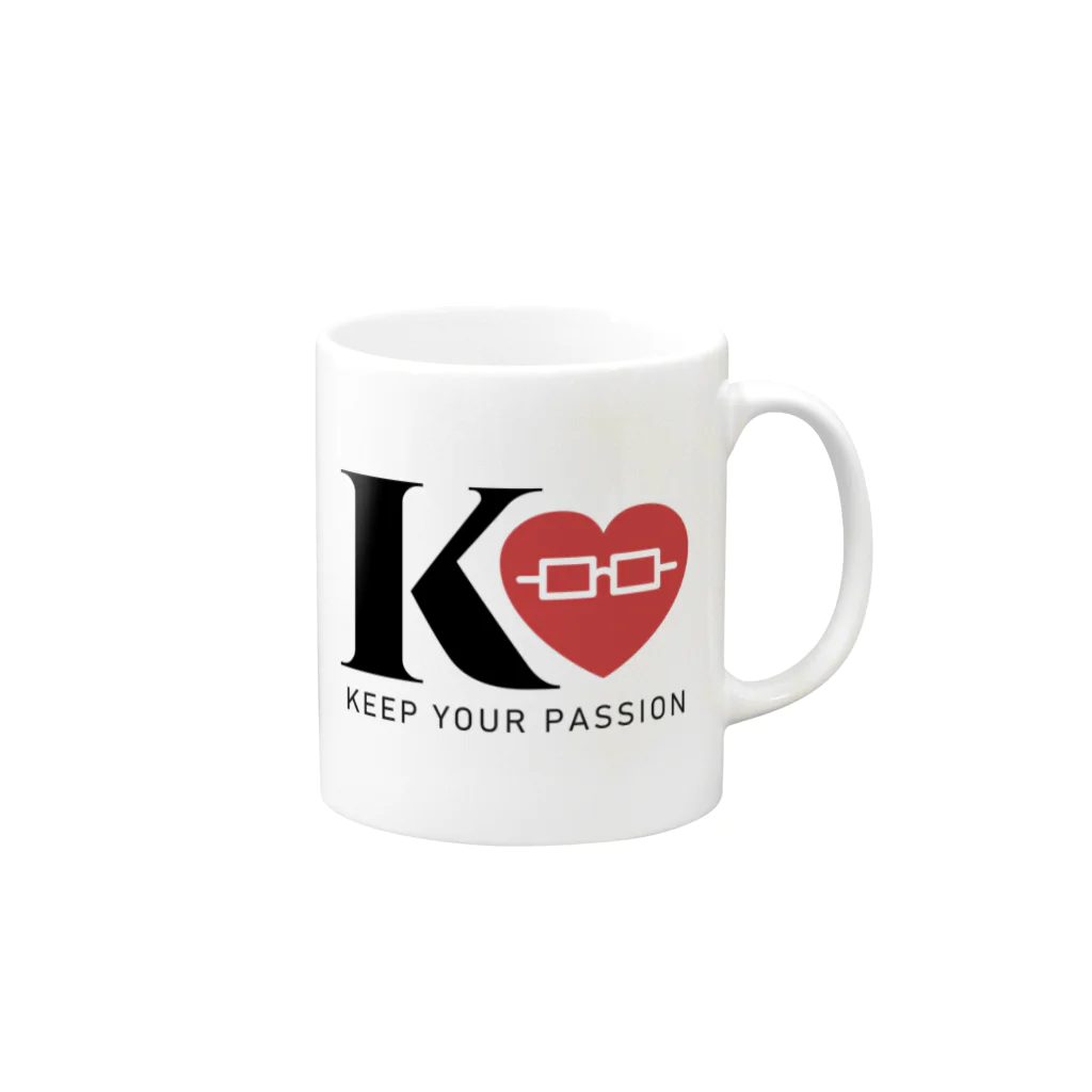 副業の学校（公式）のKYOKO・スペシャルエディション（明るめのカラー） Mug :right side of the handle