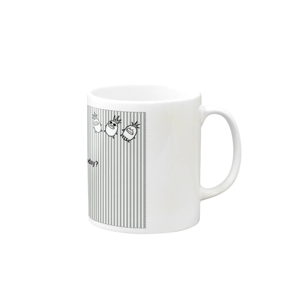 Life byjimaのじまぶらんど Mug :right side of the handle