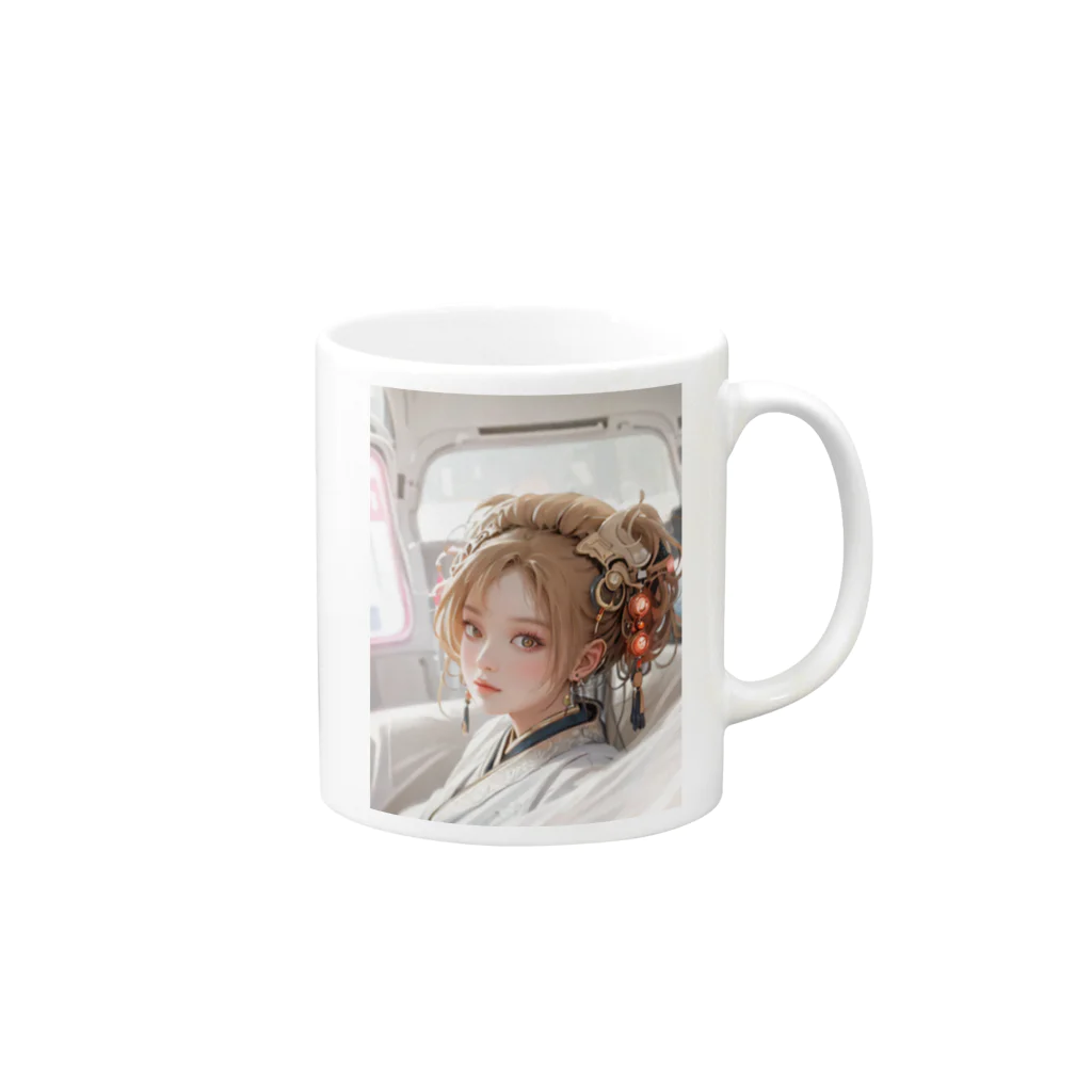 りんショップのcute Mug :right side of the handle