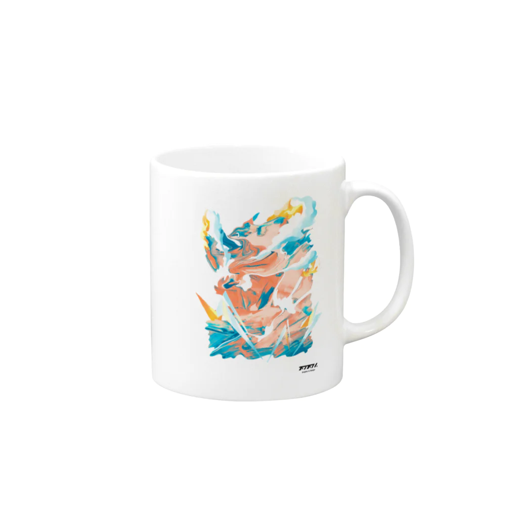 TAITAN Graphic & Design.の07.Mononoke  Mug :right side of the handle