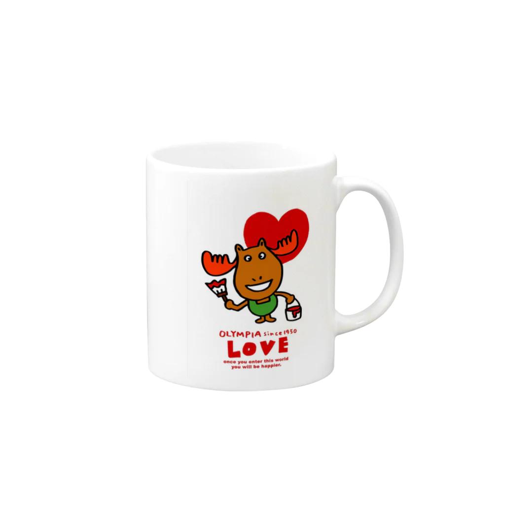 Olympia Farmのエリィくん(LOVE) Mug :right side of the handle