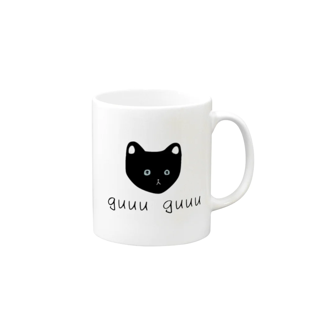 guuu guuuのguuu guuu Mug :right side of the handle