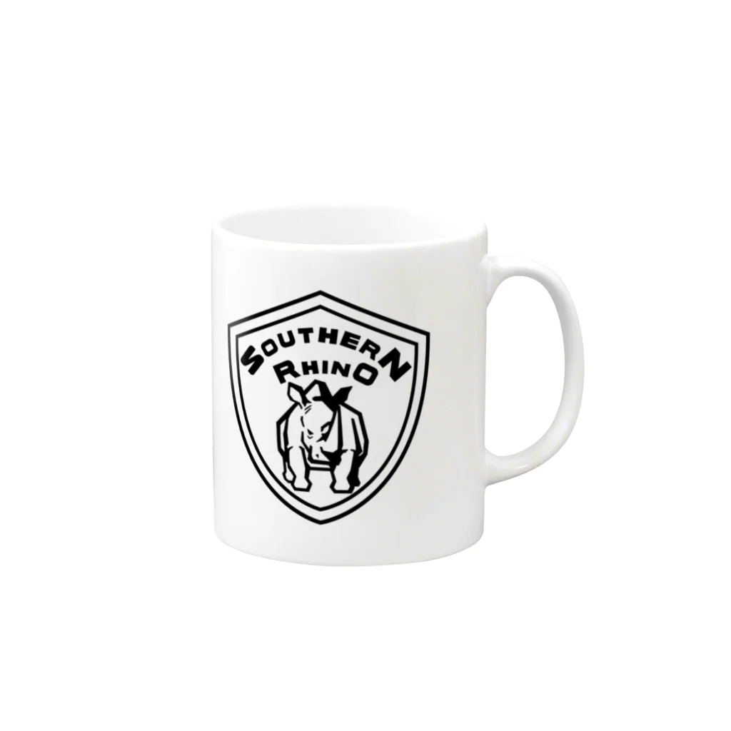 Southern-Rhino-Plantsのライノくん Mug :right side of the handle