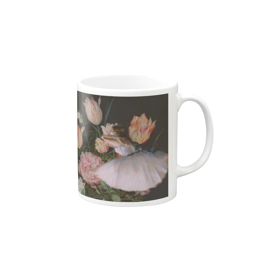 Pittura AccessorioのFlowers flavor Mug :right side of the handle