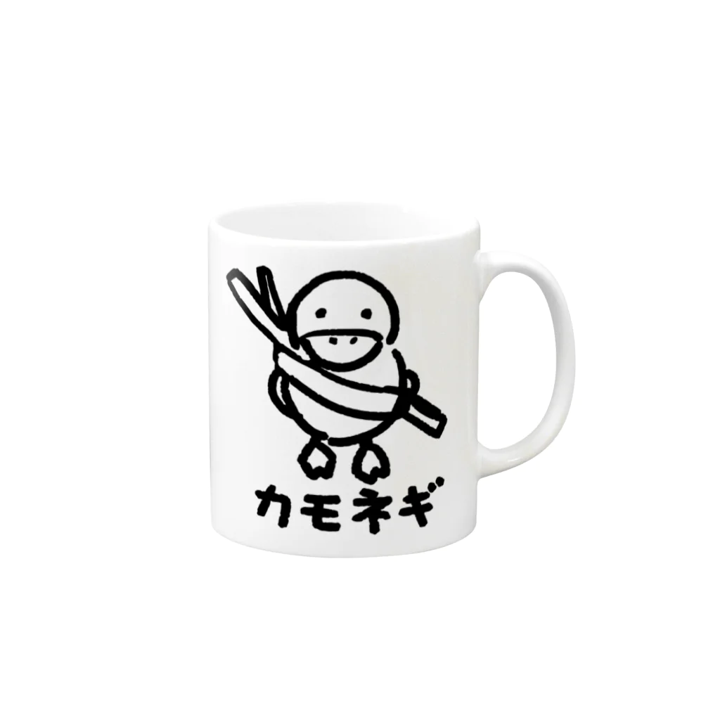 chicodeza by suzuriのただのカモネギ Mug :right side of the handle