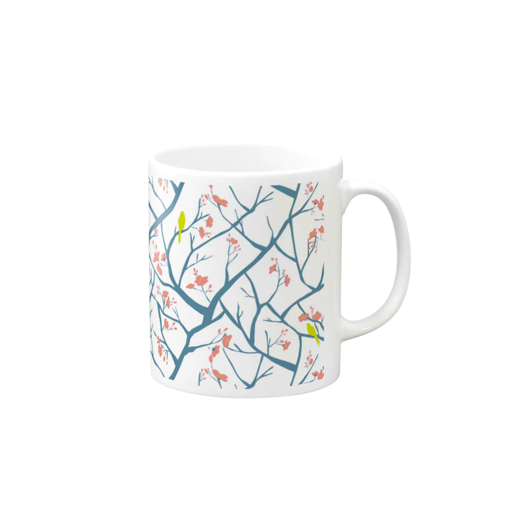 じゅきおのbranch Mug :right side of the handle