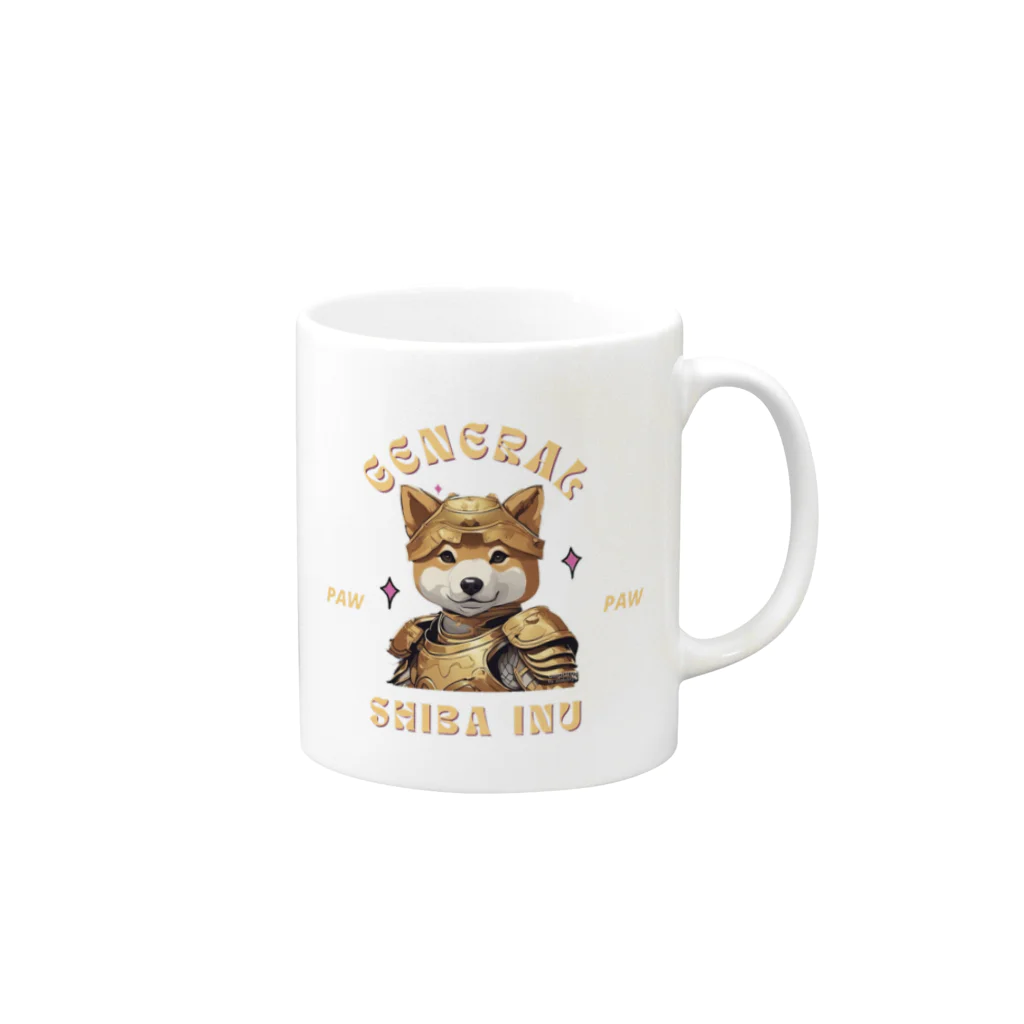 Shiba-Inu StudioのGeneral Shiba-Inu Mug :right side of the handle