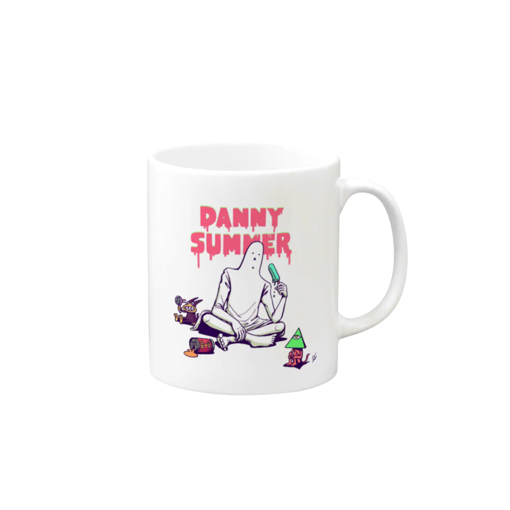 UETSUJI ShotaroのDANNY SUMMER マグカップの取っ手の右面