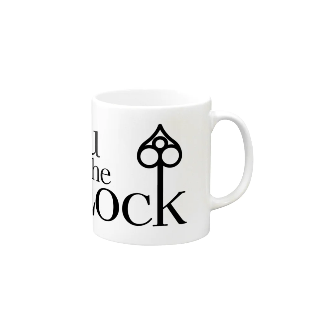 メンチカツ弁当のUru The Lock Mug :right side of the handle